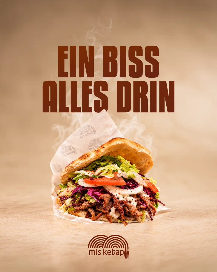Ein Biss, alles drin — Social-Media-Design für Mis Kebap