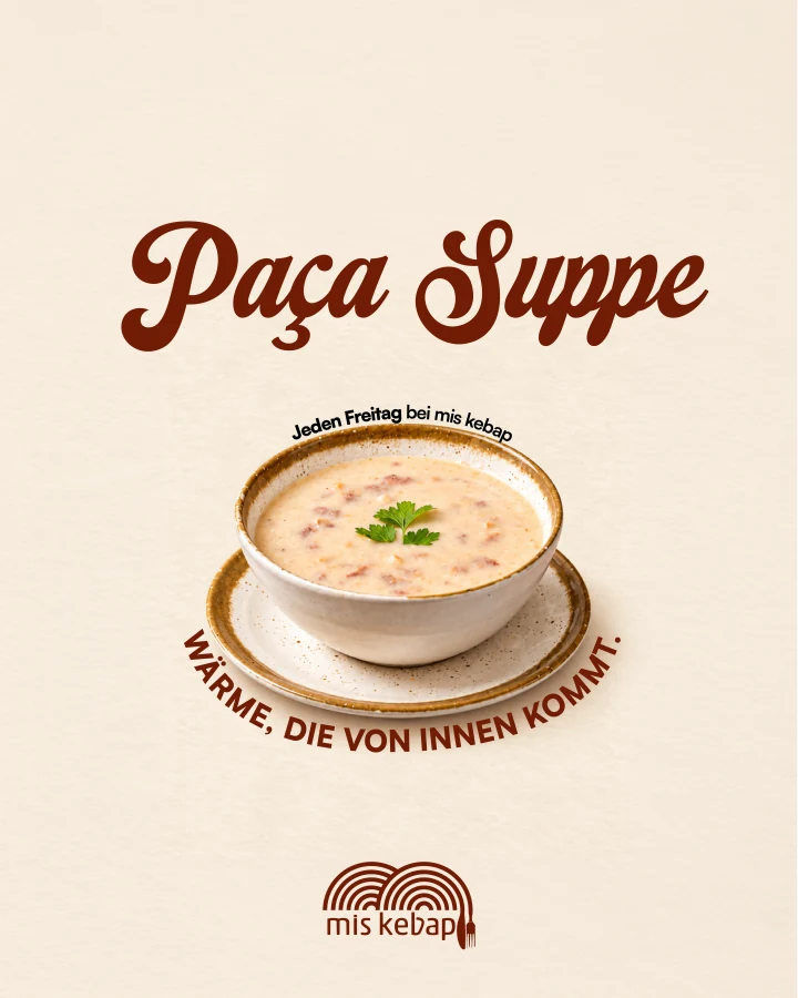 Paça Suppe — Social-Media-Design für Mis Kebap